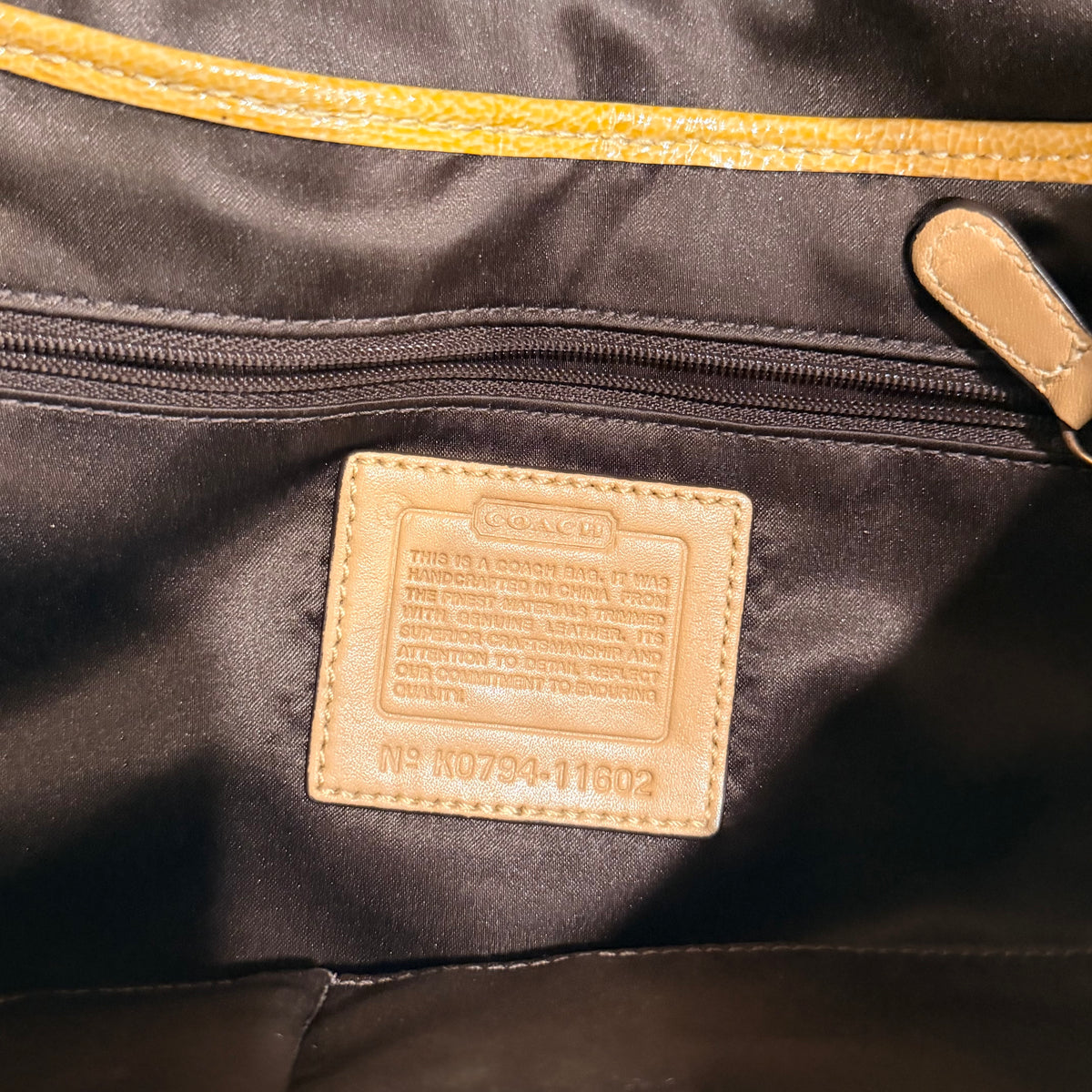 Coach Ergo Signature Canvas Shoulder Bag 2007