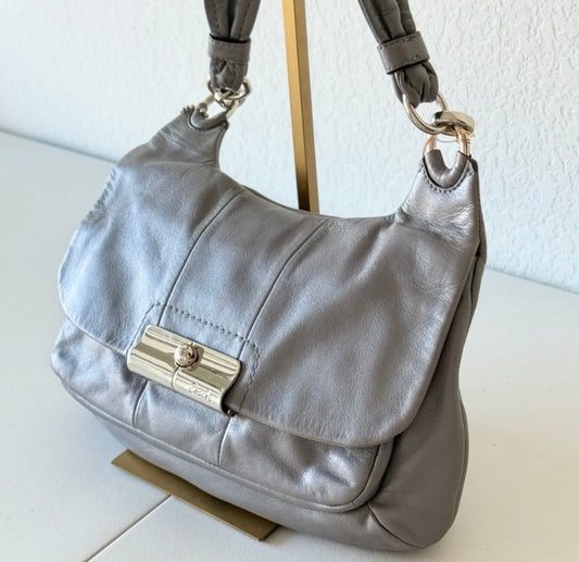 Gray Coach Kristin Medium Shoulder Bag 2011