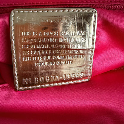 Rare Coach Amanda Darcy Kisslock Chain Clutch / Shoulder Bag (Style No. 13593)
