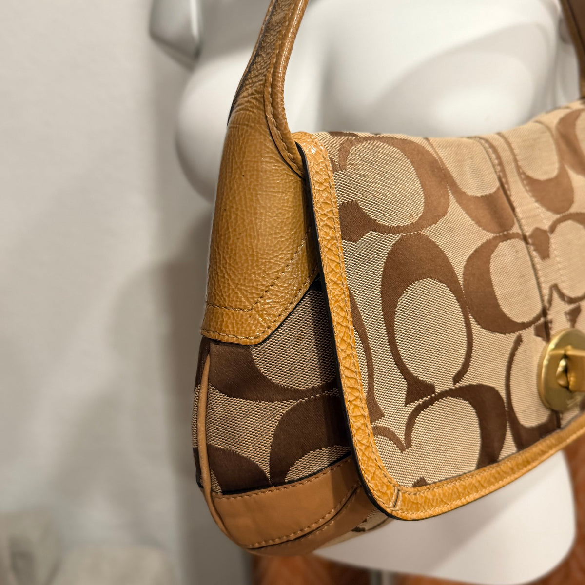 Coach Ergo Signature Canvas Shoulder Bag 2007