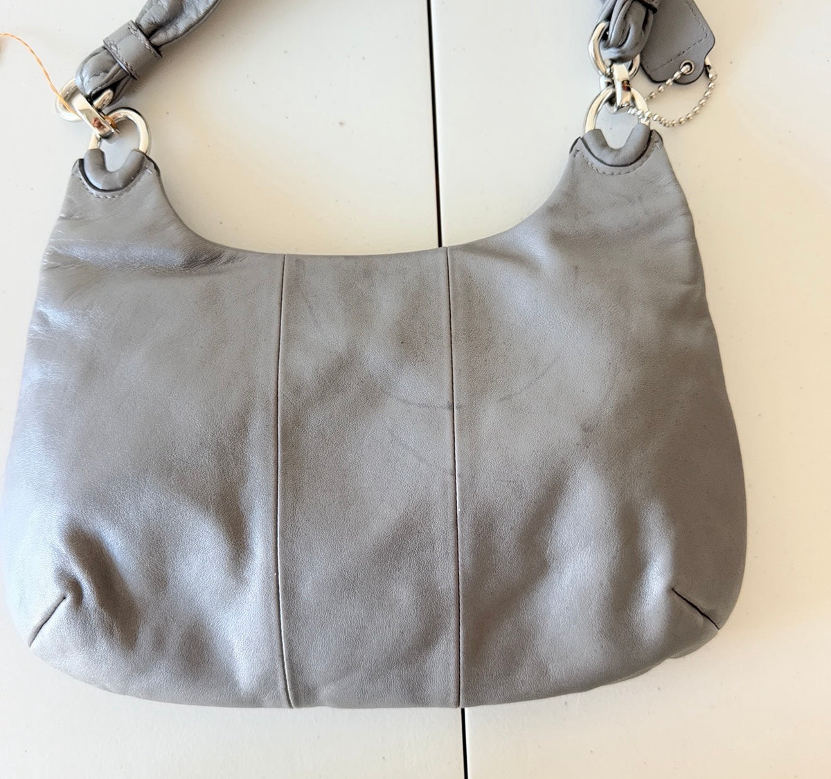 Gray Coach Kristin Medium Shoulder Bag 2011