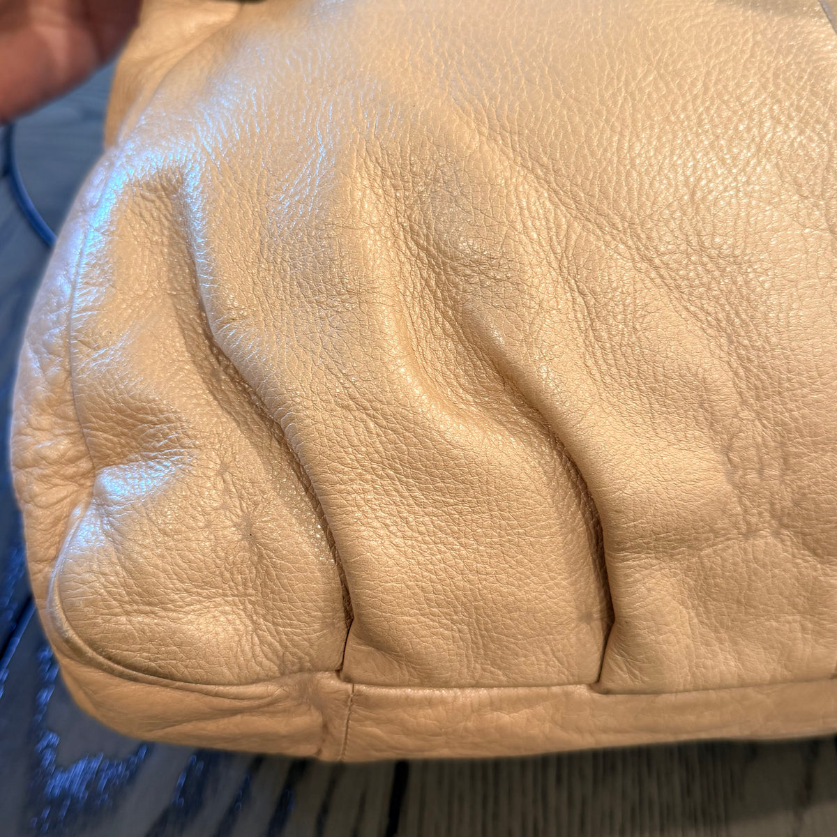 Coach Madison Maggie Slouchy Leather Shoulder Bag  Cream with Gold Tone 2011