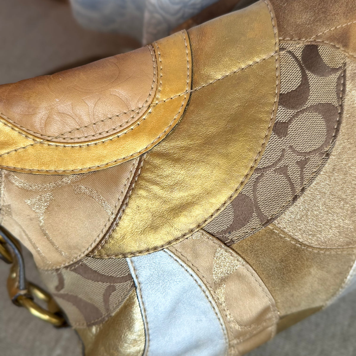Coach Carly Patchwork