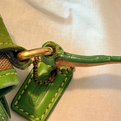 Rare Green Vintage Coach Soho Signature Mini Crossbody Bag 2004