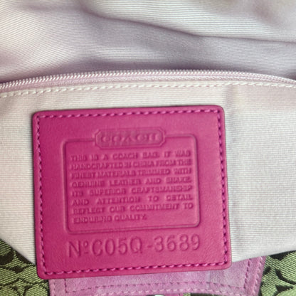 Vintage Pink Coach Soho Patchwork Shoulder Bag 2005