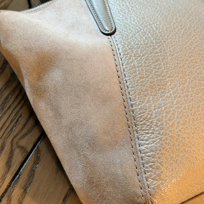 Coach Small Kelsey Satchel Suede Side Panels with Crossbody Strap 2018