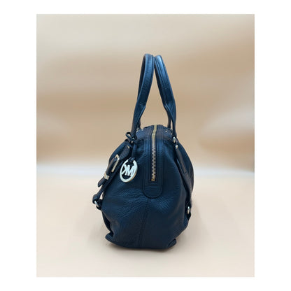 MICHAEL KORS Astor Black Pebbled Leather Satchel Shoulder Tote Hobo Bag with COA