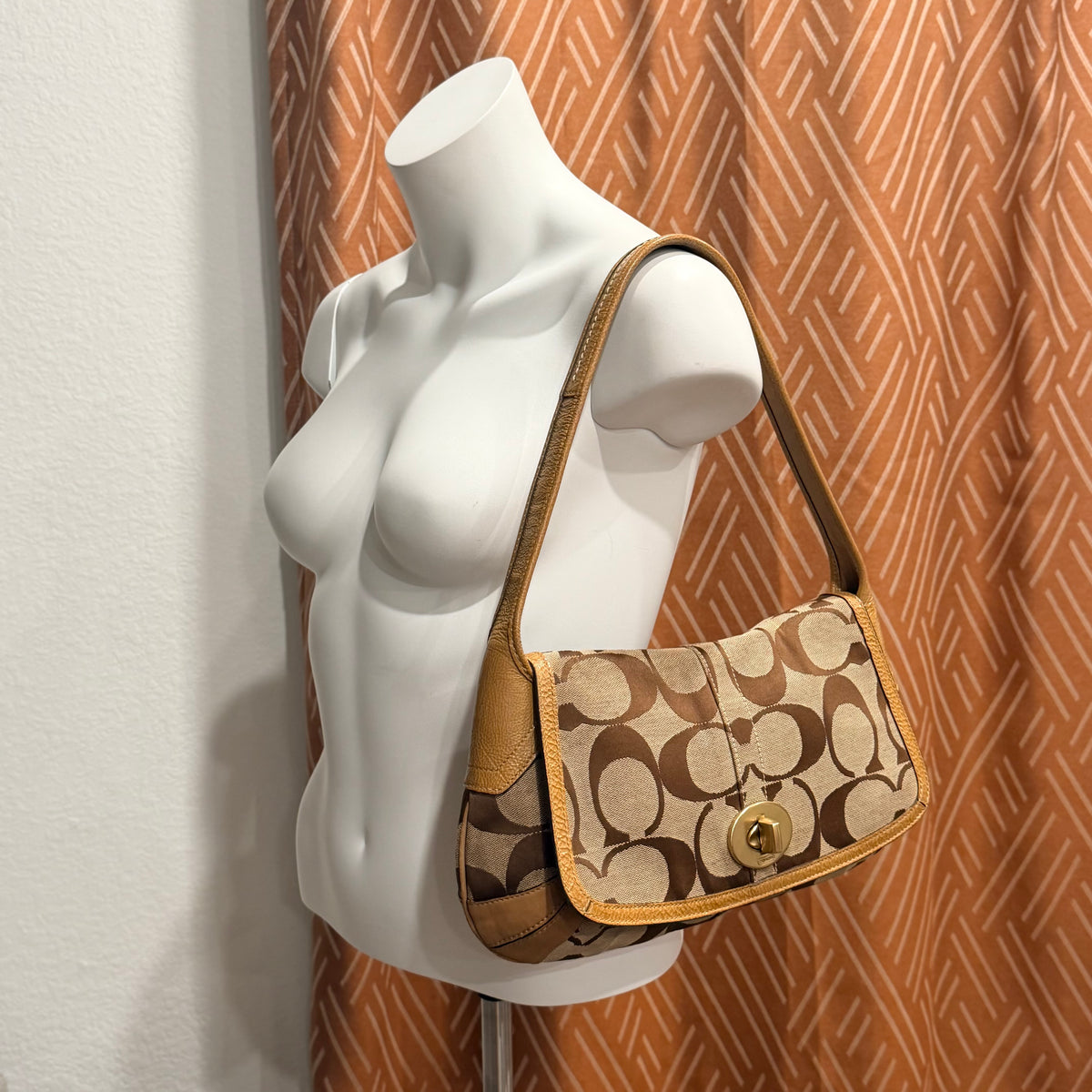 Coach Ergo Signature Canvas Shoulder Bag 2007