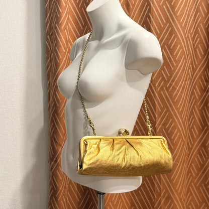 Rare Coach Amanda Darcy Kisslock Chain Clutch / Shoulder Bag (Style No. 13593)