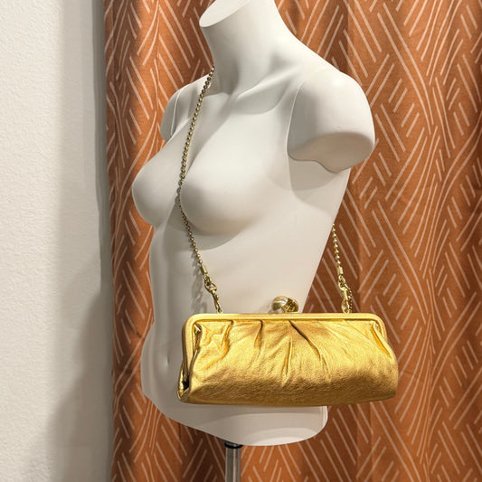 Rare Coach Amanda Darcy Kisslock Chain Clutch / Shoulder Bag (Style No. 13593)