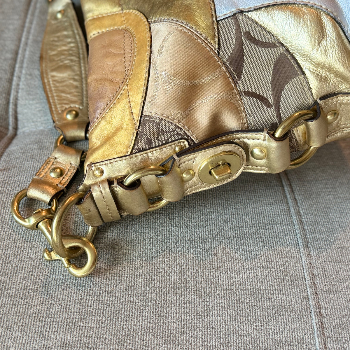 Coach Carly Patchwork