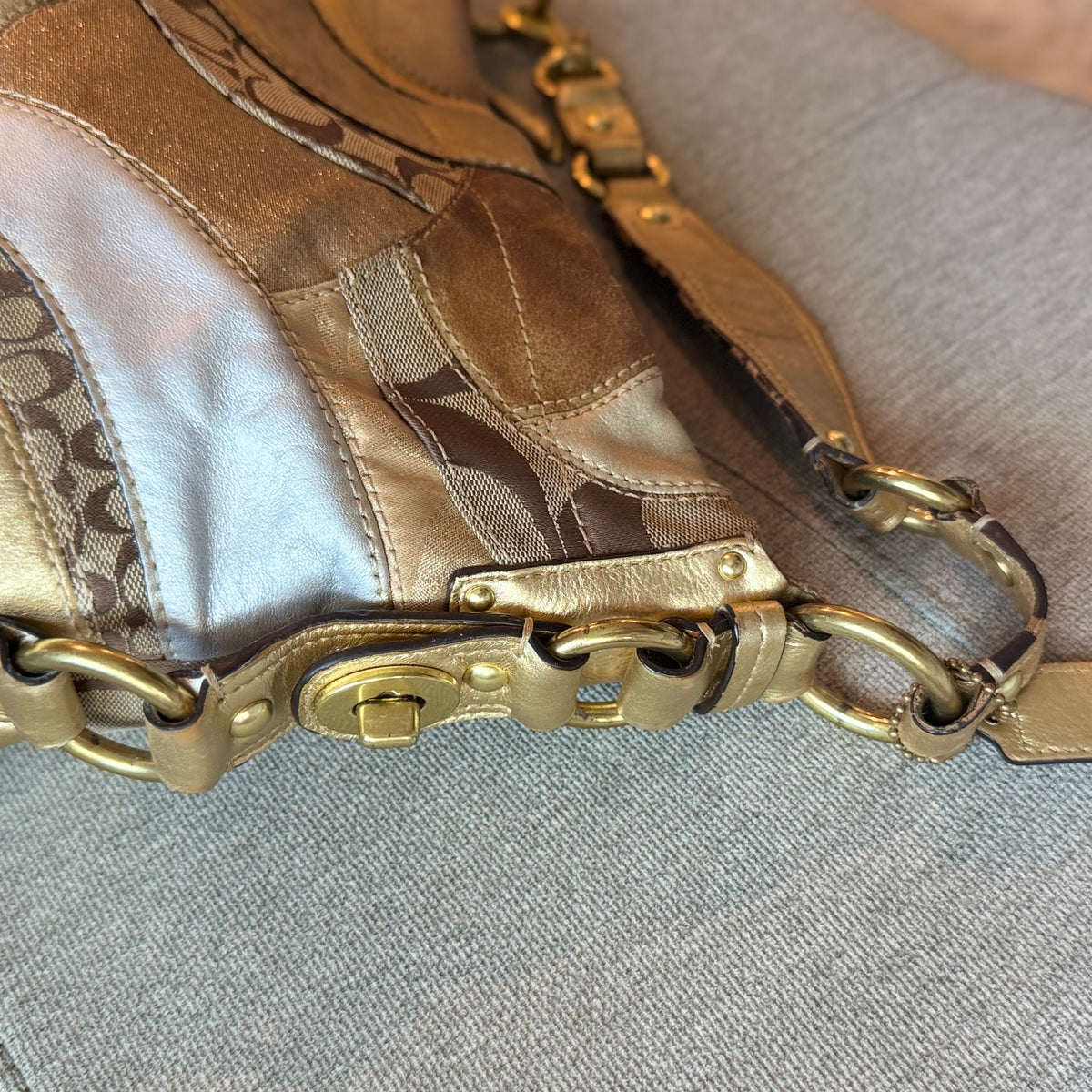 Coach Carly Patchwork