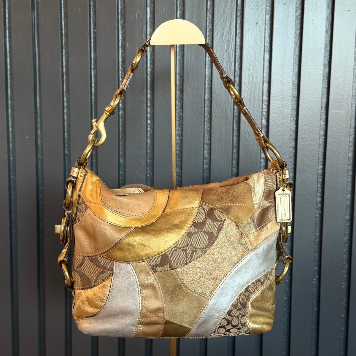 Coach Carly Patchwork