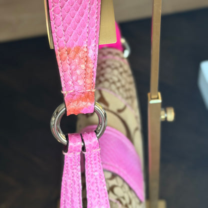 Vintage Pink Coach Soho Patchwork Shoulder Bag 2005