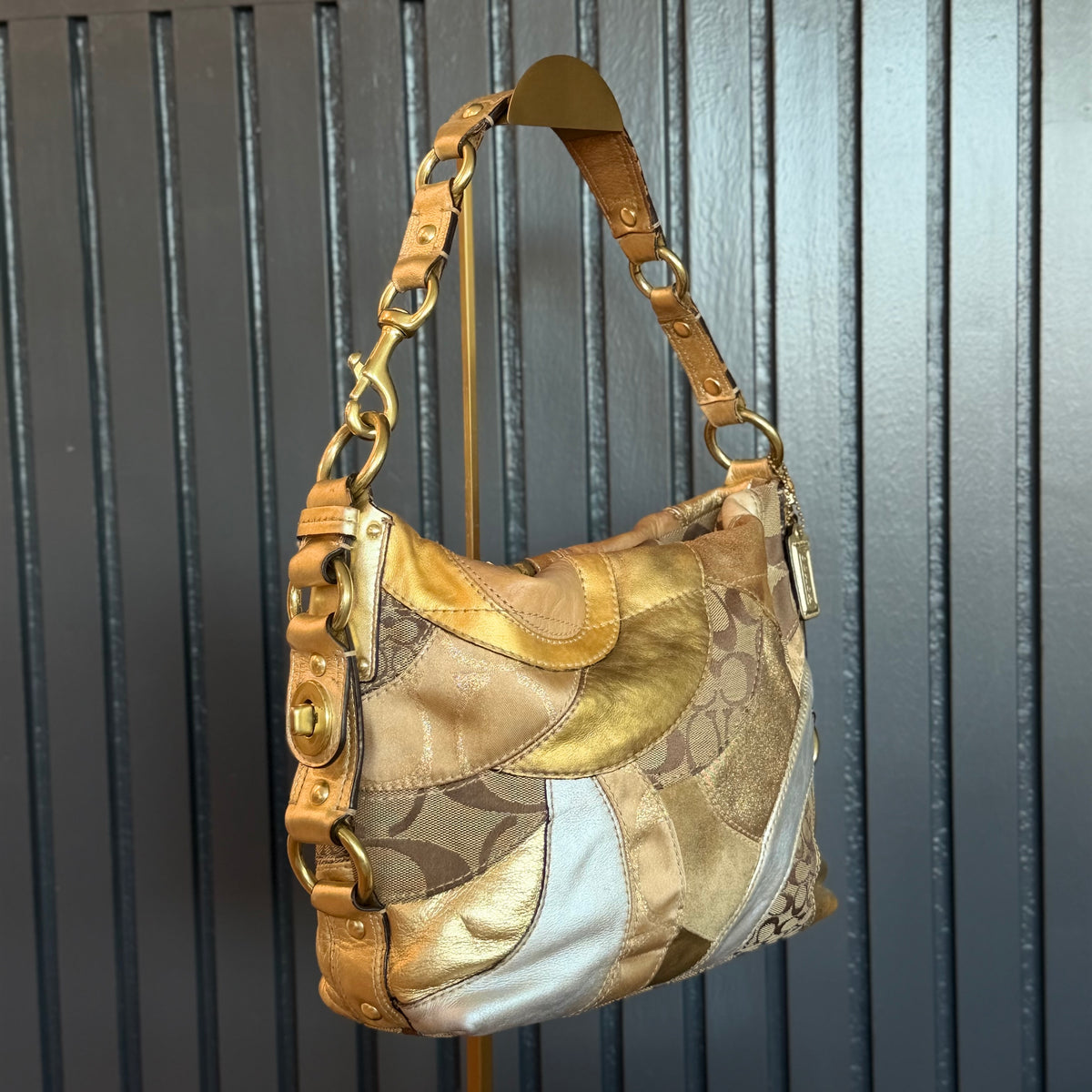 Coach Carly Patchwork