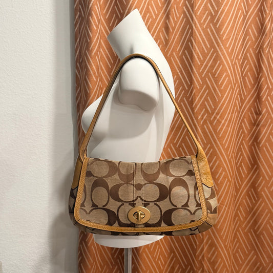 Coach Ergo Signature Canvas Shoulder Bag 2007