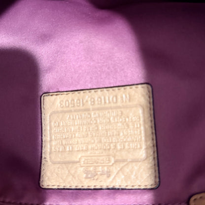 Coach Madison Maggie Slouchy Leather Shoulder Bag  Cream with Gold Tone 2011