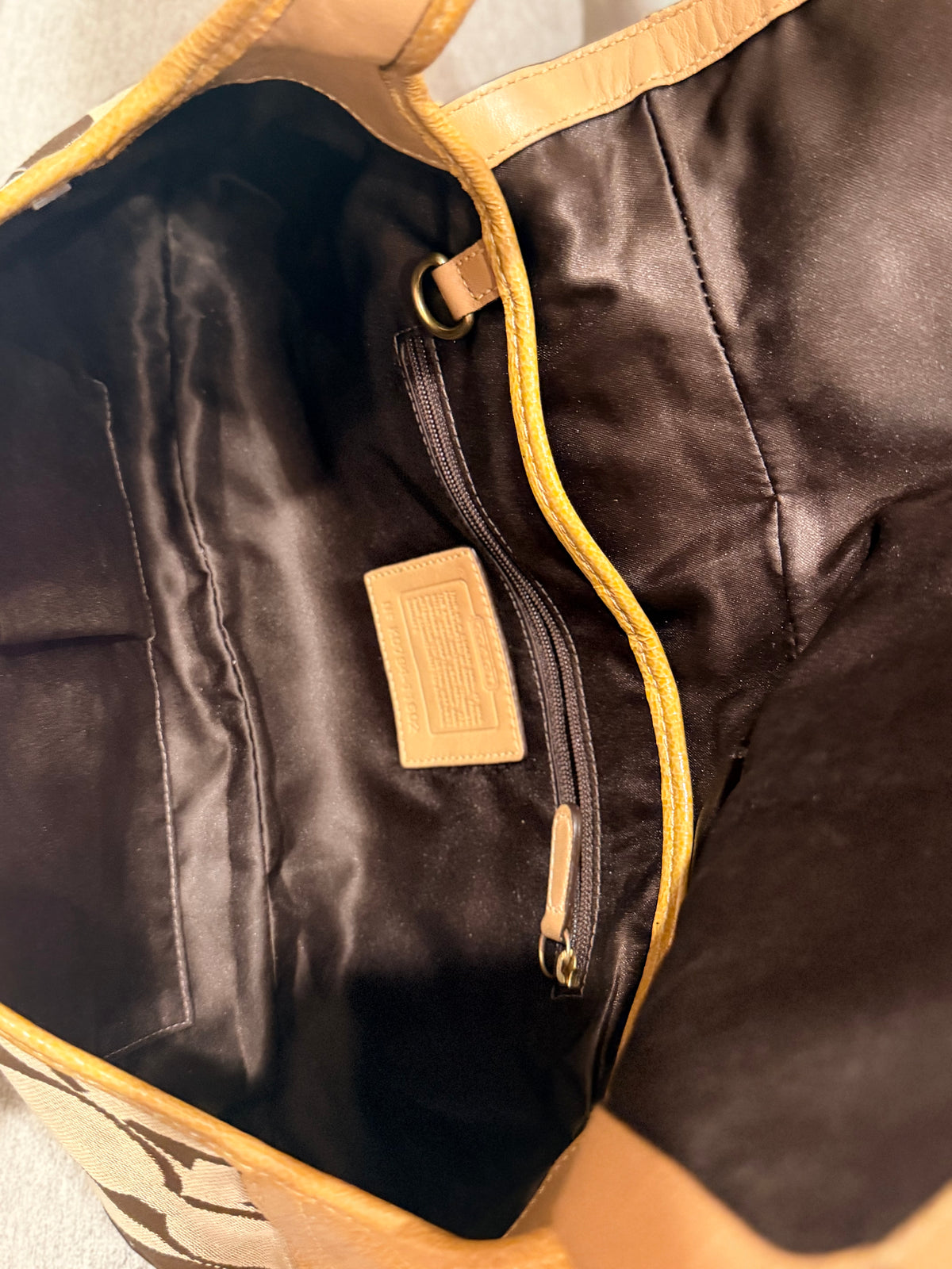 Coach Ergo Signature Canvas Shoulder Bag 2007