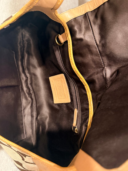 Coach Ergo Signature Canvas Shoulder Bag 2007