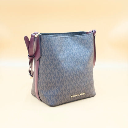 MICHAEL KORS KIMBERLY Small Bucket Bag Messenger Merlot
